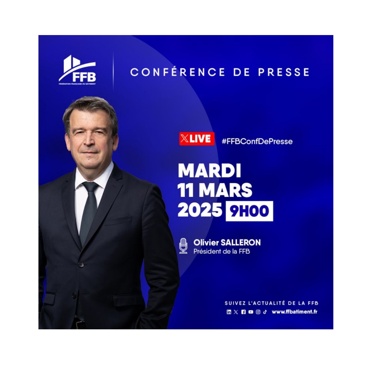 Conférence de presse de la FFB. © FFB